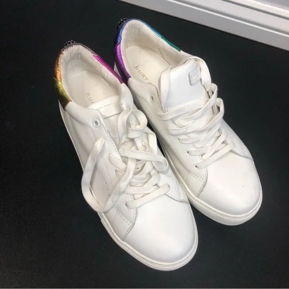Kurt Geiger metallic rainbow heel sneakers, good condition - Picture 10 of 14